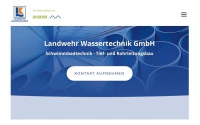 Neue Landwehr Webseite – modern & kompakt
